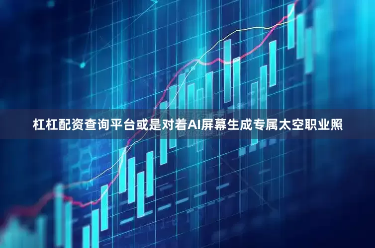 杠杠配资查询平台或是对着AI屏幕生成专属太空职业照